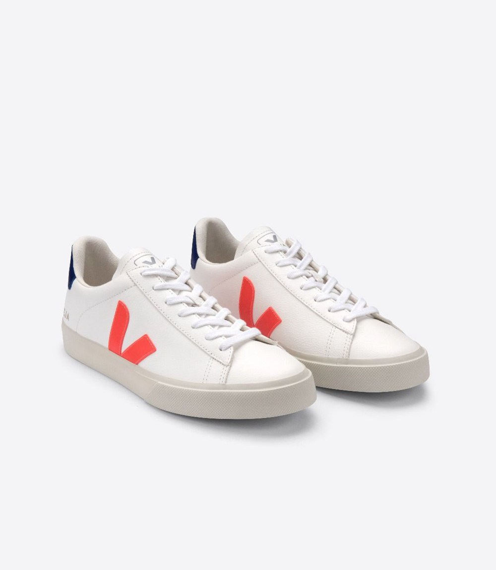 Veja Sneakers Dam - Campo Chromefree - Vita/Orange - 273095-FCL